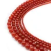 Natural Stone Red Carnelian Agates Round Gem Beads 15" Strand 4 6 8 10 12MM Pick Size For Jewelry Making - Image 2