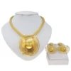 Zhuerrui 18k Gold Dubai Engagement Jewelry Sets African Luxurious Jewelry Sets Italian Luxury Pretty Jewellery Sets MH2200625 - Image 5