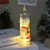 Wholesale Price Simulation Christmas Snowman Design Mini Candle Table Lamp Girls Bedroom Display Modeling Lamp - Image 2