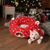 2025 Fine Era Wholesale Indoor Pet Beds Large Breathable Peekaboo Felt Cat Cave with Solid Pattern Customizable Cats Dogs Sleep - Image 4