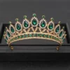 Vintage Baroque Queen Tiara Wedding Crown Bridal Diadem Gold Crystal Rhinestone Head Jewelry Headpiece Wedding Hair Accessories - Image 16