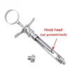 1 Set Dentistry Injection Syringe Hook-headed Sharp Head Stainless Steel Dental Aspirating Syringe Surgical Instrument 1.8ML - Image 8