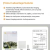 50W Monocrystalline Silicon Residential Solar Energy System Off-Grid Home Solar Panels Kit With Lithium Ion Battery - Image 7