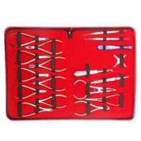Orthodontics Dental Tools Set 18pcs Orthodontic pliers with TC Dentist tools kit Dental instruments