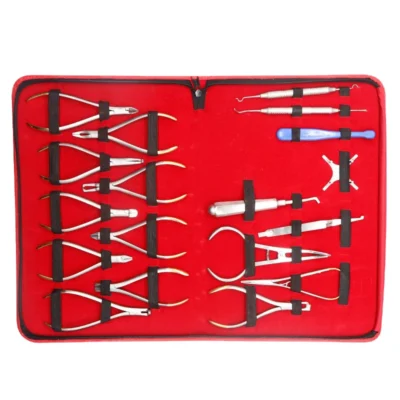 Orthodontics Dental Tools Set 18pcs Orthodontic pliers with TC Dentist tools kit Dental instruments