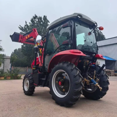 Official AW504 50hp 4WD Mini Farm Tractor Powerful Diesel Engine with Fancy Design and Multifunctional Gear Core Components
