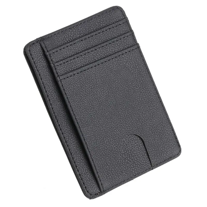 RFID Blocking Leather Wallet Credit Holder Purse Money Case for Men Women My28 21 Dropshipping - Image 7