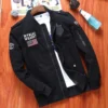 ANSZKTN Men Spring Fall Plus Large Size  Men's Embroidery Washed Cotton Jackets Casual Jacket Wholesale Pure Cotton Jacket - Image 2