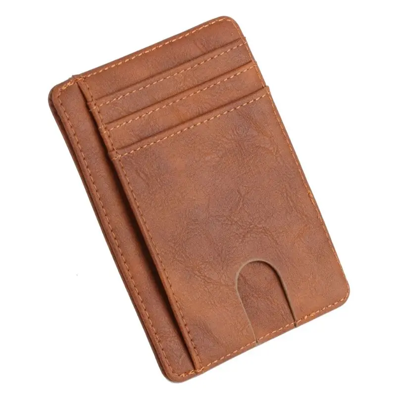 RFID Blocking Leather Wallet Credit Holder Purse Money Case for Men Women My28 21 Dropshipping - Image 12