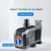 Adjustable Water Pump 7W 20W 25W 55W 100W fish tank aquarium pump, water pump for aquarium fish pond pump fountain pump rockery - Image 3