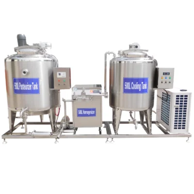 Unit Dairy Farm Equipment Manufacture Plant Yogurt Maker Yoghurt 100l 500l Milk Process Production Line