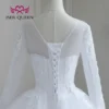 Customized Long Sleeves A line Wedding Dress 2025 Vestido De Fiesta De Boda Pretty Lace Pearls Beaded Lace Bride Dresses WX0270 - Image 13