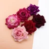 10Pcs 10CM Roses Head Wedding Decorative Plants Wall Diy Valentine's  Decorations for Home Bride Brooch Artificial Flowers Cheap - Image 4