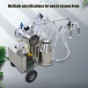 Large Capacity 25L Automatic Electric Cow High Power Farm Milking Machine for Sale - Image 2