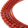 Natural Stone Red Carnelian Agates Round Gem Beads 15" Strand 4 6 8 10 12MM Pick Size For Jewelry Making - Image 13