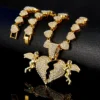 Wholesale Hip Hop Iced Out Angel Heart Pendant Heart Link Chain for Men Women Charm Fashion Jewelry - Image 3