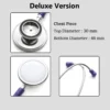 Deluxe Dual Head Medical Stethoscope Doctor Cardiology Stethoscope Professional Doctor Stethoscope Medical Devices for Nurse Vet - Image 5