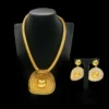 Zhuerrui 18k Gold Dubai Engagement Jewelry Sets African Luxurious Jewelry Sets Italian Luxury Pretty Jewellery Sets MH2200625 - Image 3