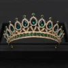Vintage Baroque Queen Tiara Wedding Crown Bridal Diadem Gold Crystal Rhinestone Head Jewelry Headpiece Wedding Hair Accessories - Image 19