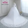 Customized Long Sleeves A line Wedding Dress 2025 Vestido De Fiesta De Boda Pretty Lace Pearls Beaded Lace Bride Dresses WX0270 - Image 10