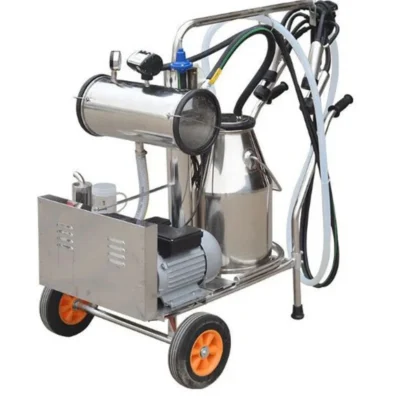 Large Capacity 25L Automatic Electric Cow High Power Farm Milking Machine for Sale