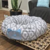 2025 Fine Era Wholesale Indoor Pet Beds Large Breathable Peekaboo Felt Cat Cave with Solid Pattern Customizable Cats Dogs Sleep - Image 5