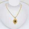 BJG0588N Factory Wholesale Stainless Steel Necklace Vintage tiger Eye Clavicle Chain Exquisite Sweater Necklace - Image 7