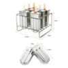 Stainless Steel Popsicle Mold Rack Ice Lolly Mold Frozen Lolly Popsicle Maker Homemade Ice Cream Mold with Popsicle Holder - Image 2