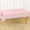 1/5 Pcs Multi Solid Color Disposable Plastic Tablecloth 137×183cm Rectangle Table Cover for Birthday Wedding Events Party Decor - Image 3
