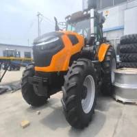 Customized 200hp Agricultural Tractor Factory Farm Lawn 4x4 Tractors For Sell Worldwide Tractor Luxury Air-conditioned Cockpit
