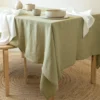 100% Pure Linen Tablecloth,for Kitchen Dining Room Party Holiday Tabletop Decoration, Solid Color Table Cover,Natural Fabric - Image 18