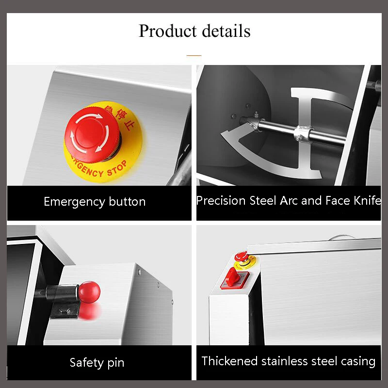 Hot Selling Commercial Dough mixer 15kg/h l Dough Kneading machine 1500W 220V Stainless steel Bucket Flour Mix Machine - Image 6