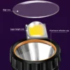 Multi-function Solar LED Flashlight Lanterna Outdoor Long Range Torch Emergency Power Bank LED Solar Flashlight - Image 3