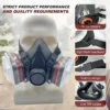 New 7-in-1/16-in-1 Black 6200 Dust Mask Half Face Respirator Spray Paint Organic Vapor Chemical Gas Filter Gas Mask Work Safety - Image 4