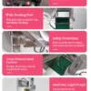 ITOP Commercial Vegetable Slicer,Automatic Shallot Cutter,Electric Slicer for Spring Onion 1.5-35mm thickness adjustable - Image 14