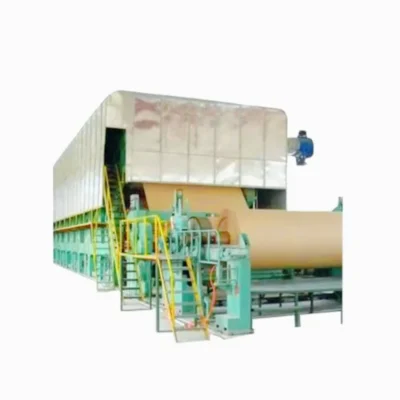 Automatic Corrugated Cardboard Production Line Kraft/Recycled Paper Machine Eco-Friendly Straw Cotton Packaging Manufacturing