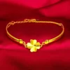 Real Gold 18 KT Color Rose Bracelet for Women Girlfriend Mother Engagement Birthday Mother's Day Valentine's Day Jewelry Gifts - Image 8