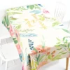 Plant Flower Leaves Coffee Table Runner Tablecloth Table Party Decoration Oilcloth on Table Protector Table Cloth Rectangular - Image 7