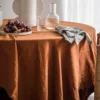 100% Pure Linen Tablecloth,for Kitchen Dining Room Party Holiday Tabletop Decoration, Solid Color Table Cover,Natural Fabric - Image 9