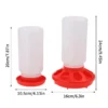 [:en]Poultry Thickened Feeder And Drinker Water Food Dispenser Automatic Chicken Birds Chick Waterer Feeding Bucket Container[:ar]Poultry Thickened Feeder And Drinker Water Food Dispenser Automatic Chicken Birds Chick Waterer Feeding Bucket Container[:] - Image 6
