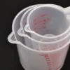 3pcs 250/500/1000ml Baking Liquid Measuring Cups PVC Scale Cup Plastic Measuring Volume Beaker Kitchen Baking Tools - Image 6