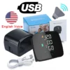 New LED Wrist Blood Pressure Monitor Rechargeable English Voice Broadcast Sphygmomanometer Tonometer BP Monitor - Image 9