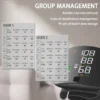 New LED Wrist Blood Pressure Monitor Rechargeable English Voice Broadcast Sphygmomanometer Tonometer BP Monitor - Image 2