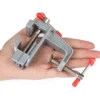 [:en]Mini Bench Vise Muliti-Funcational 3.5&quot Aluminum Miniature Small Jewelers Hobby Clamp On Table Flat Pliers Tool Vice[:ar]Mini Bench Vise Muliti-Funcational 3.5&quot Aluminum Miniature Small Jewelers Hobby Clamp On Table Flat Pliers Tool Vice[:] - Image 2