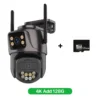 6K 9MP HD IP Camera Outdoor Three-Lens External WiFi Camera 4K/2K Dual Screen Security PTZ Cam Auto Tracking Surveillance iCSee - Image 7