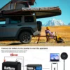 7000W Solar Kit with 2*500W Panels 5V/1.5A USB 100A Controller RV Camping CE/UL Certified DC 12V to AC 110V/220V Inverter Home - Image 22