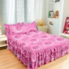 150/180/200cm Bed Skirts Princess Style Bedspread Cover with Skirt US Euro Bed Linen Smooth Twin Full Queen King Size Bed Sheet - Image 7