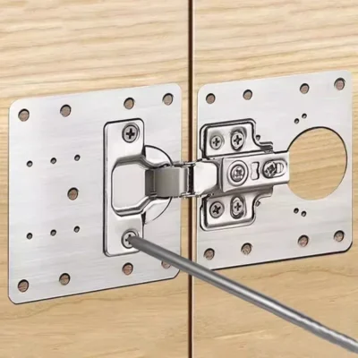 [:en]Cabinet Hinge Repair Plate Kit Kitchen Cupboard Door Hinge Mounting Plate With Holes Flat Fixing Brace Brackets Household Tools[:ar]Cabinet Hinge Repair Plate Kit Kitchen Cupboard Door Hinge Mounting Plate With Holes Flat Fixing Brace Brackets Household Tools[:]