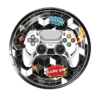 New Game On Theme Party Disposable Tableware Cup Plate Napkin Tablecloth Video Game Controller Birthday Balloon Banner Decor - Image 3