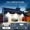 Solar Light Outdoor Super Bright Motion Sensor Solar Strong Power LED Garden Wall Lamp IP65 Waterproof 3 Working Mode - Image 4